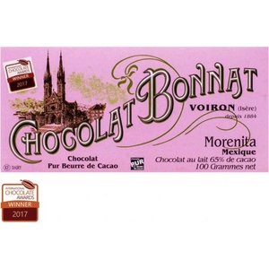Čokoládovna Bonnat Шоколад Bonnat Morenita Mexique 65%