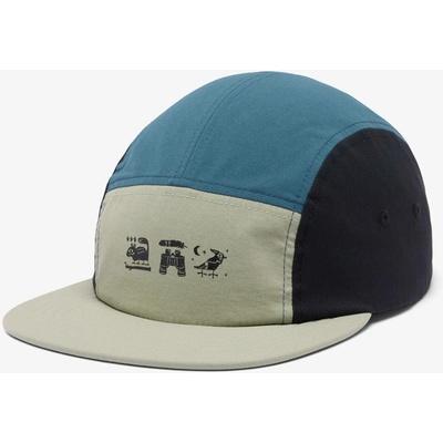 Columbia Creek Side 5 Panel Hat safari/black/3 little i