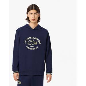 Lacoste Суичър Lacoste Fleece Loungewear Hoodie - Navy