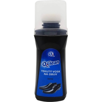 Q Clean tekutý vosk na topánky 75ml čierny