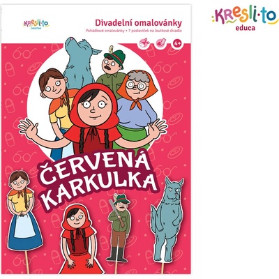 Divadelní omalovánky Červená karkulka