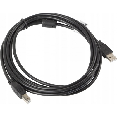 Lanberg CA-USBA-11CC-0030-BK USB 2.0 USB B, 3m, černý