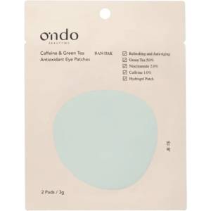 Ondo Beauty 36.5 Хидрогелни пачове за очи Caffeine & Green Tea, 1 чифт - ozone