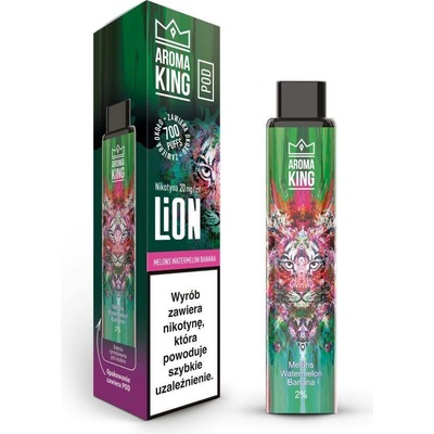 AROMA KING LION POD + baterie 20 mg Melons Watermelon Banana 350 mAh 1 ks