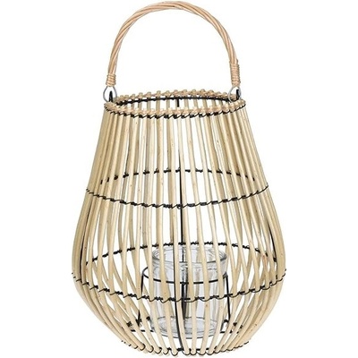 Koopman 54397 Ratanová lucerna na svíčku, 47 cm