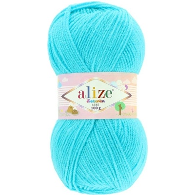 Alize Sekerim Bebe 287 azúrovo modrá