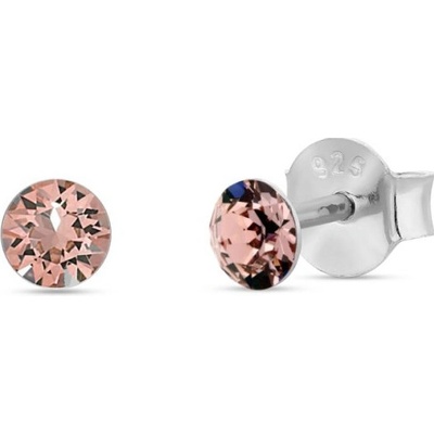 Spark růžové se Swarovski Elements Dotty studs K1088PP31VR Vintage Rose