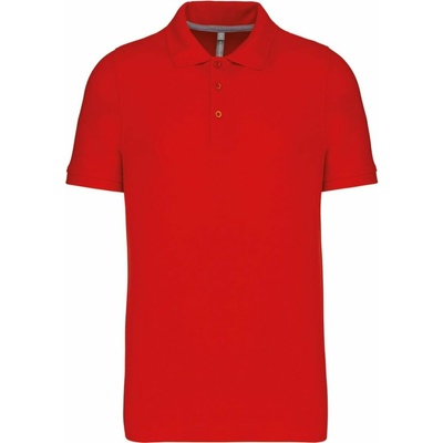 Kariban VINTAGE PIQUÉ K241 pánská polokošile s krátkým rukávem red