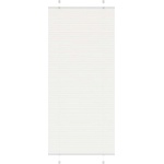 vidaXL Плисирана щора Бяла 95x200 cm Ширина на плата 94, 4 cm Полиестер (4015516)