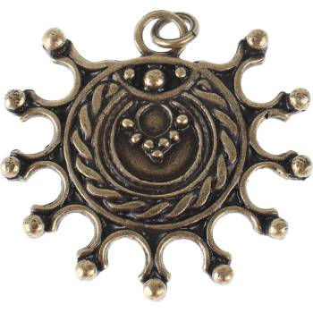 Image 1 of NNM висулка (слънчев амулет) devana - цинк/античен месинг - sle743