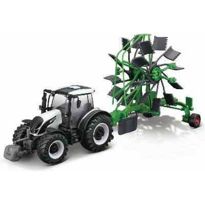 Bburago Valtra N174 se shrnovačem 1:50