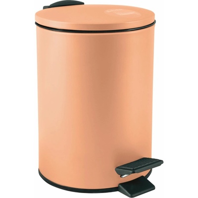 Spirella pedálový odpadkový koš ADELAR, broskový, ocel, 3 L 10.22680