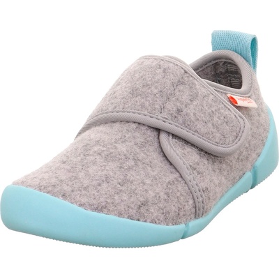 Superfit Детски пантофи Superfit Kid's Venti B House slippers - Grau / Hellgrün - размер 34 (EU) (702-4606-0220)