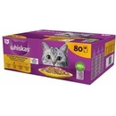 Kapsičky pre mačky Whiskas Adult hydinový výber s kuracím morčacím hydinovým kačacím mäsom v želé 80 x 85 g