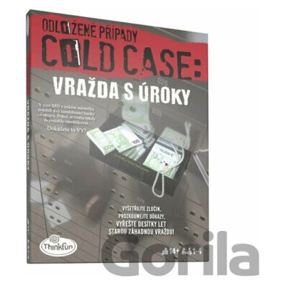ThinkFun Odložené prípady: Vražda s úrokmi