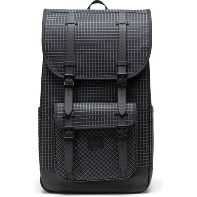 Herschel Little America Grid Black/Black 30L