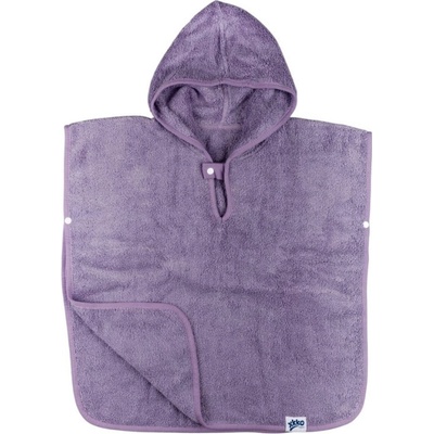 BIO bavlněné froté pončo XKKO Organic Lavender Aura