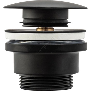 Rea Rea-a5216 - click-clack изпускател за мивка Ø 6, 4 см, черен (re0191)