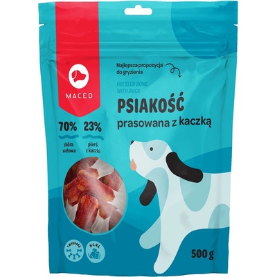 MACED Pressed bone with duck žvýkačka pro psy 500 g