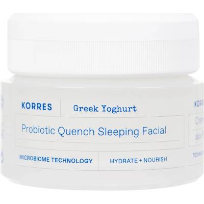 KORRES Нощен хидратиращ крем за лице с пробиотици, 40 ml