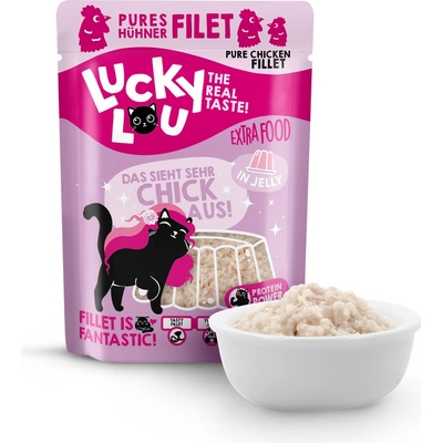 Loucky Lou Extrafood Adult Kurací filet v želé 12 x 70 g