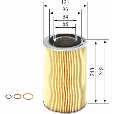 Olejový filter BOSCH 1 457 429 740