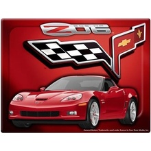 ROADMICE Mouse Pad - Corvette (Red)