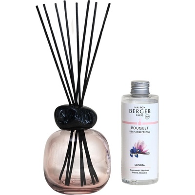 Maison Berger Paris Darčeková sada aróma difuzér Mineral Pink + náplň Liliflora 180 ml