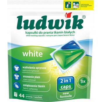 Ludwik Kapsule na pranie White 2v1 32 PD