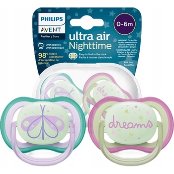 Philips Avent ultra air nočný dievča 2 ks