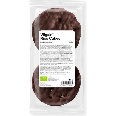 Vilgain Rýžové chlebíčky Bio hořká čokoláda 100 g – Zboží Mobilmania