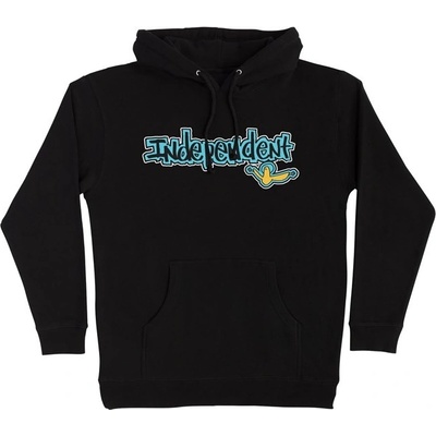 Independent mikina Gonz Bar P/O hooded Heavyweight black 153360