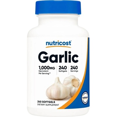 Nutricost Garlic 10 mg [240 Гел капсули]