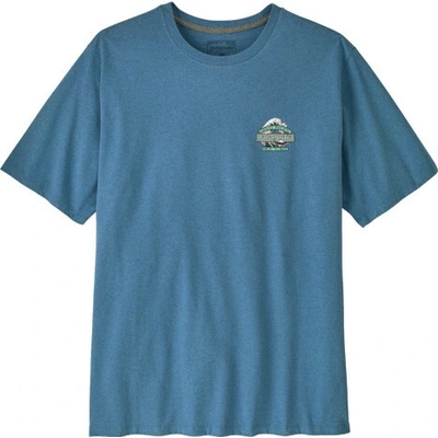 Patagonia GREAT WAVES RESPONSIBILI-TEE modrá