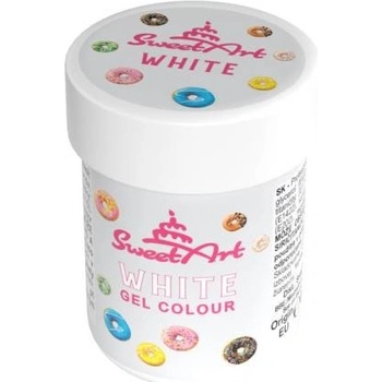 SweetArt dekorativní gelová barva White 30 g