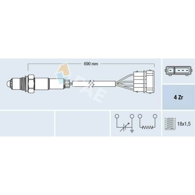 Lambda sonda FAE 77128