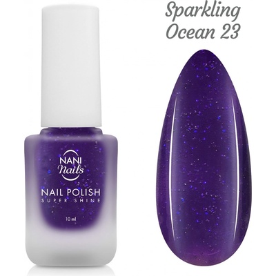 Nani lak na nehty Super Shine Sparkling Ocean 10 ml