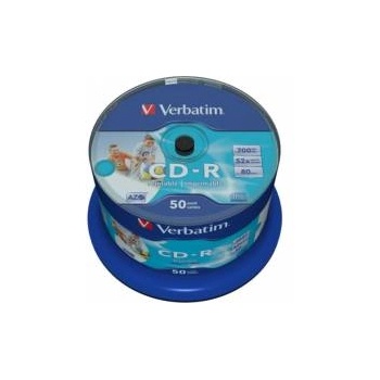 Verbatim CD-R AZO Printable 700MB - 50 бр. в шпиндел