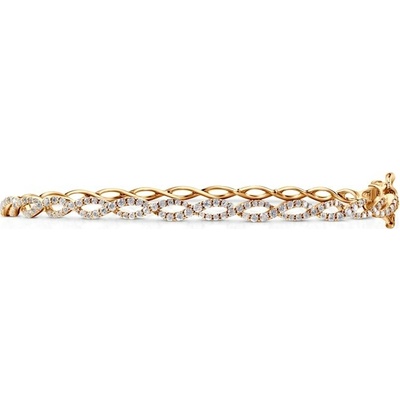 SAVICKI Náramok bangle žlté zlato s diamantmi 3,30 mm - B-B-B0562-00740-585-Z