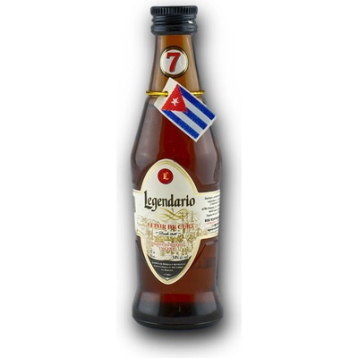 Legendario Elixír de Cuba 7y MINI 34% 0,05 l (čistá fľaša)