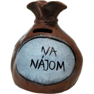 Pokladnička s nápisom - na nájom