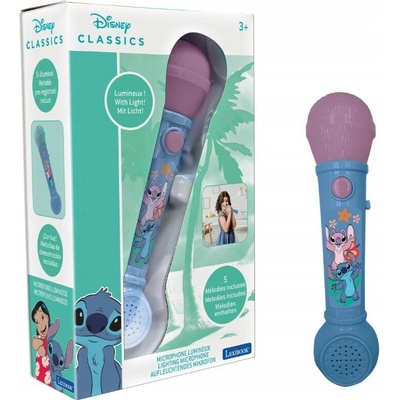 Svítící mikrofon Stitch s melodiemi