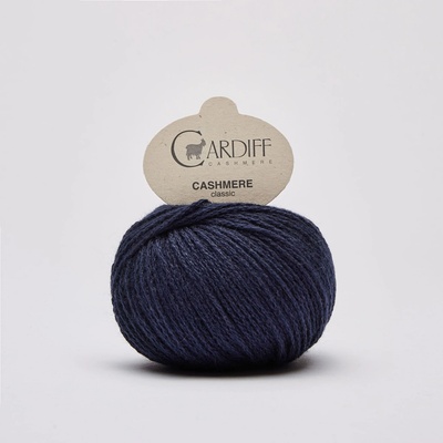 CASHMERE CLASSIC Cardiff Cashmere Farby CASHMERE: 647 modročierna