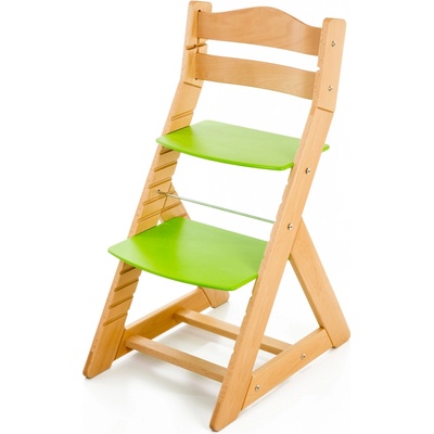 Hajdalánek Rostoucí židle Maja opěrka do kulata buk / zelená