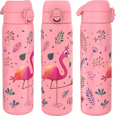 ion8 Leak Proof nerezová láhev Flamingo 600 ml
