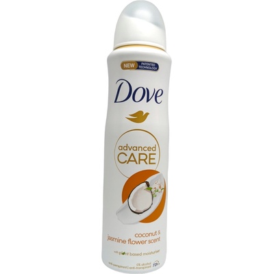 Dove дезодорант дамски, Advanced care , Кокос, 150мл