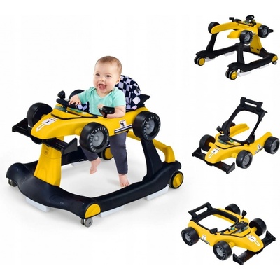 Costway Regulovatelné chodítko BC10021YW žluté