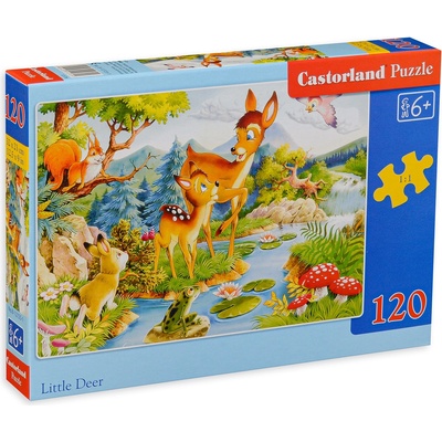 Castorland Пъзел Castorland от 120 части - Игри в гората (B-12725-1)