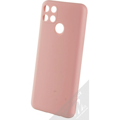 1Mcz Matt Skinny TPU ochranné silikonové Realme 7i, Realme Narzo 30A světle růžové
