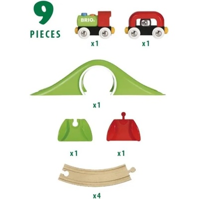 BRIO Комплект влакчета и релси (33726)